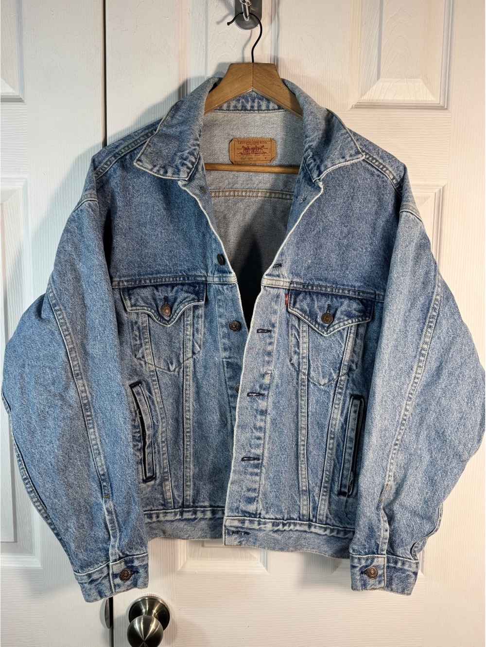 Levi's Vintage Light Wash Denim Jacket Size 40